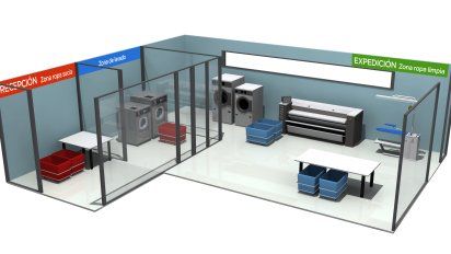 Lavander&iacute;a higi&eacute;nica de Girbau.