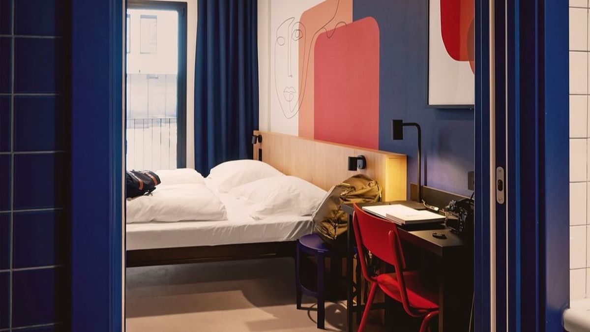 Habitación del nuevo hotel de MEININGER Hotels en Barcelona