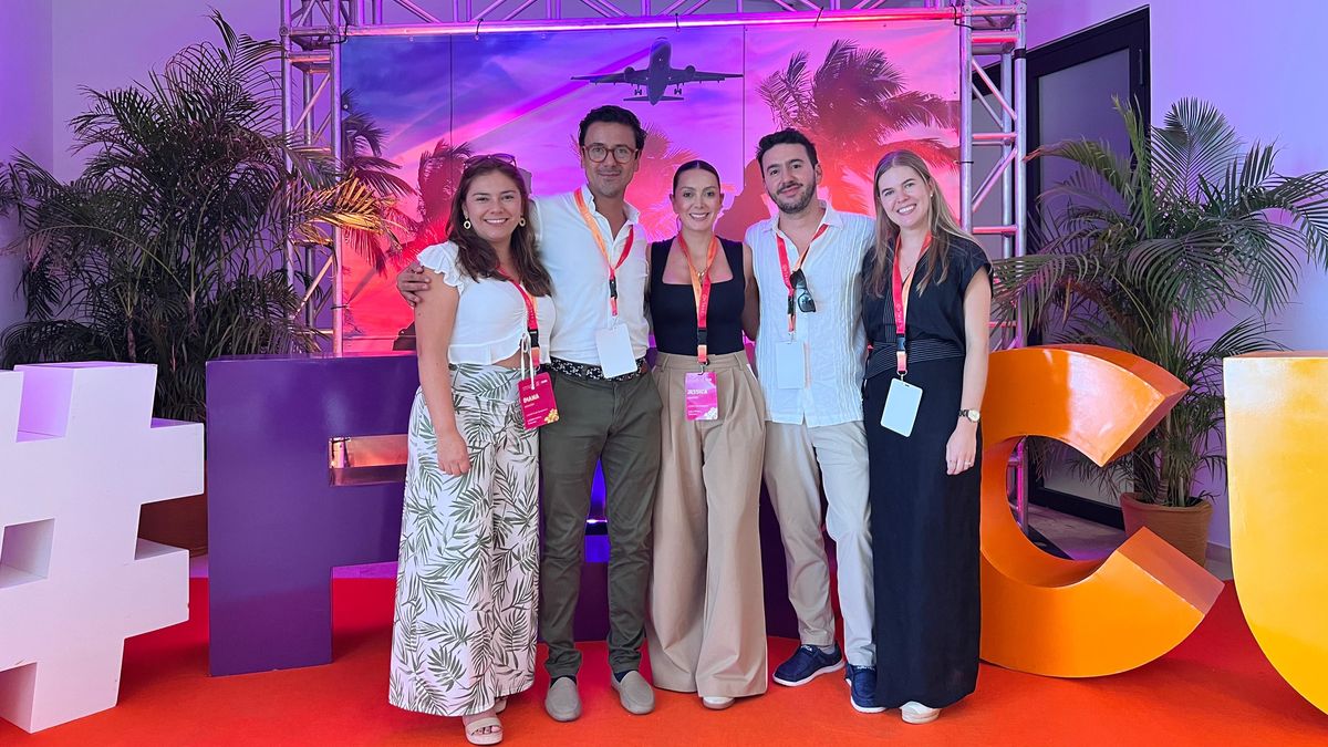 Diana Rincón, Sebastián Mesa, Jessica Sánchez y Gabriela Díaz. 