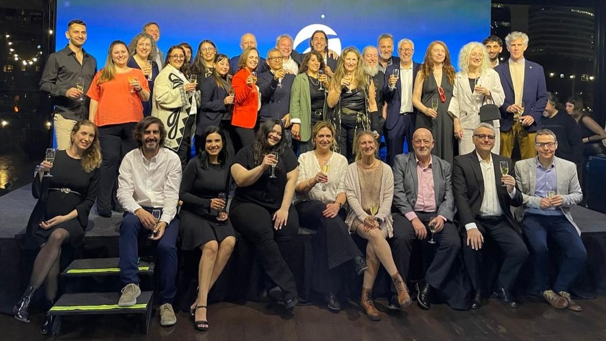 El equipo de Turismática en el final del encuentro.
