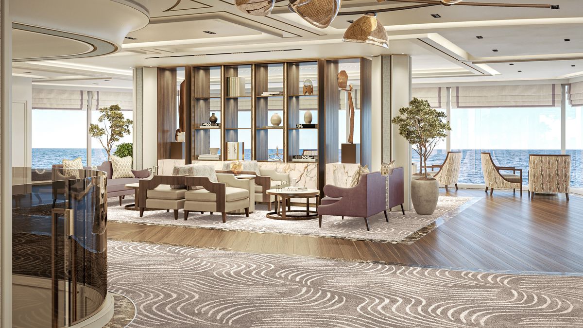 Starlight Atrium, un espacio con impresionantes vistas en Seven Seas Prestige.