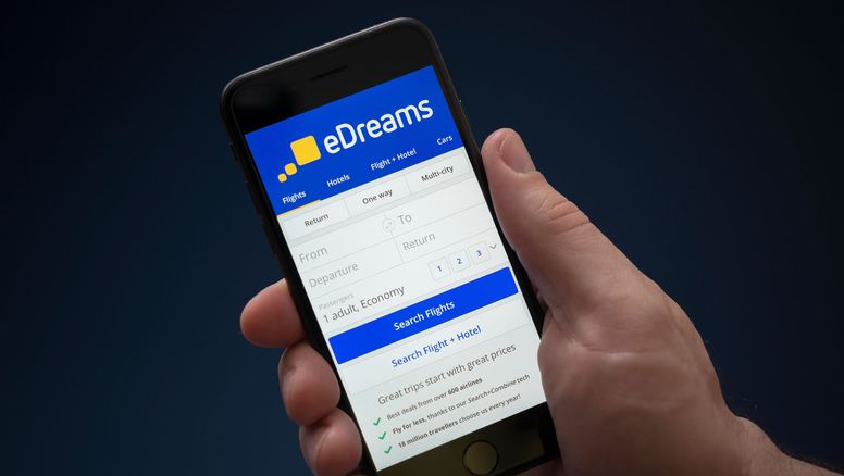 App de la agencia de viajes eDreams.