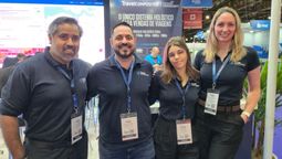 Travel Compositor: Eduardo Batista, Sales Manager Brasil; Emanuel Porchetti, Optimization Manager; Rebeca Tinnin,&nbsp;Account Manager; y&nbsp;Linda Noskova, CCO. &nbsp;
