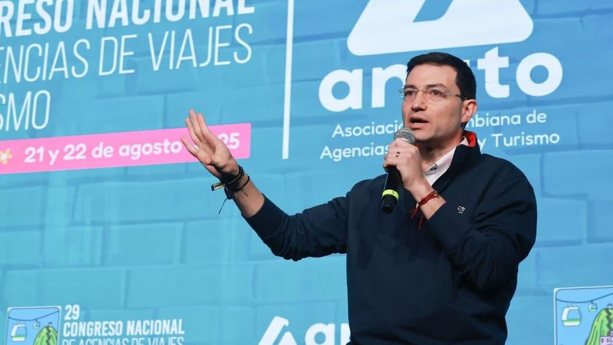 Felipe Córdoba, precandidato presidencial, participó en el panel organizado en el marco del Congreso Nacional de Anato 2025.&nbsp;