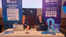 Miluska Rossenouff, gerente de ventas de Universal Assistance, y Sandra Paima, ejecutiva Comercial.
