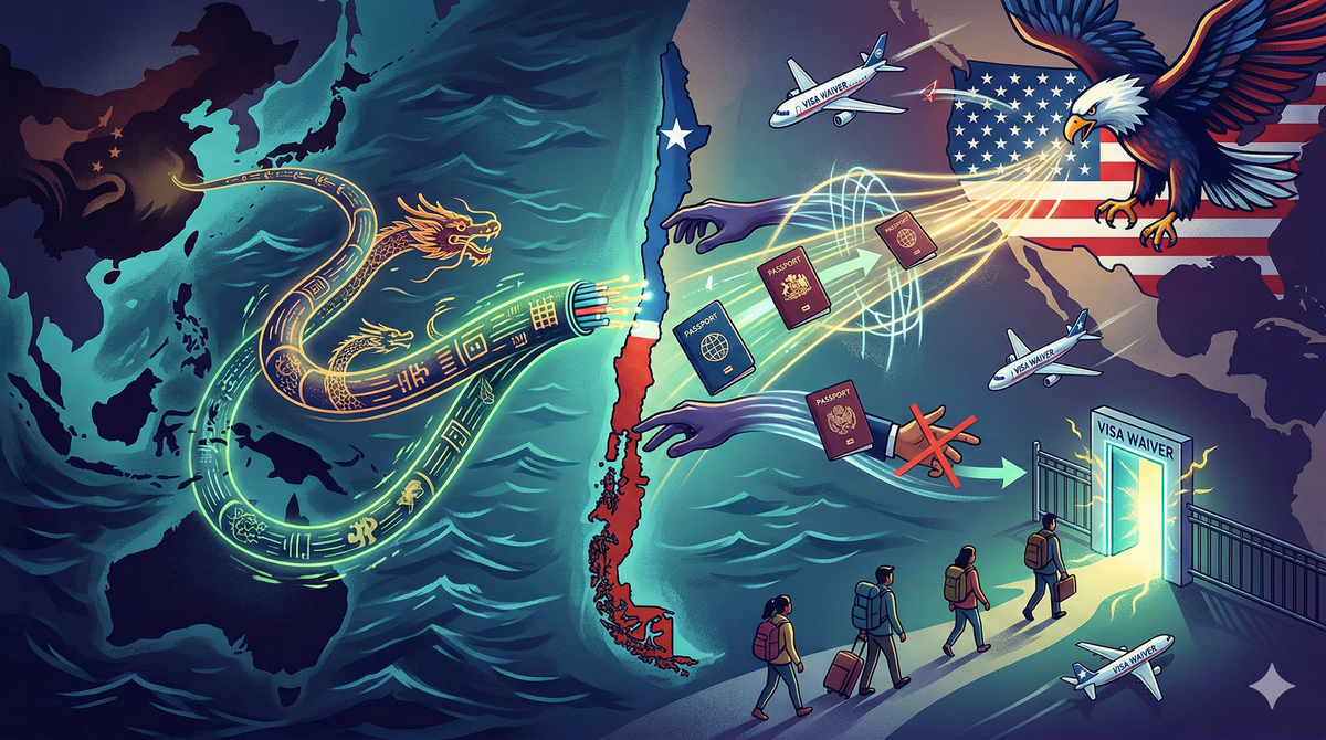 Estados Unidos: Fedetur y Achet plantean que, para Chile, Visa Waiver significa beneficios múltiples más allá de la simplificación de los viajes.