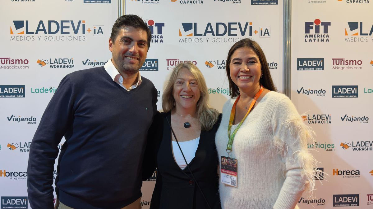 Ángel Hernandez, director general en México; Claudia González, directora comercial Ladevi; Punta del Este Operadora; Adriana Reyes, CEO Punta del Este Operadora. Ángel Hernandez, director general en México; Claudia González, directora comercial Ladevi; Punta del Este Operadora; Adriana Reyes, CEO Punta del Este Operadora.