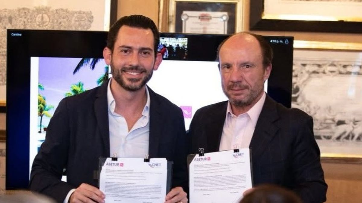 Durante el encuentro, el CNET concretó un convenio de colaboración con Asetur.