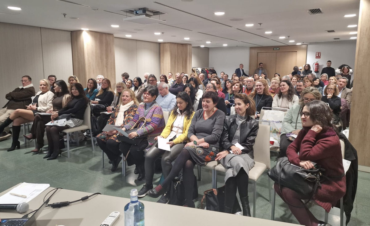 Parte de los agentes del sector en el primer evento de los roadshow de Europamundo en Madrid