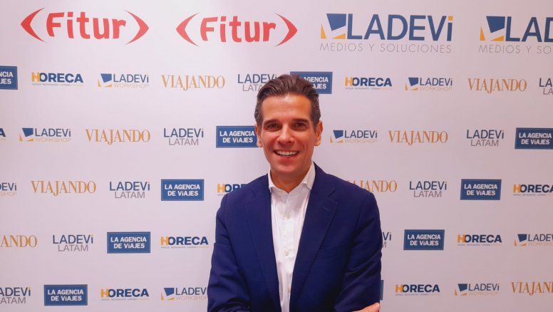 Fitur: Christian Boutin, director general de Amadeus en España y Portugal, presentó Triportation, una herramienta digital que combina el metaverso, con la inteligencia artificial y la realidad aumentada.