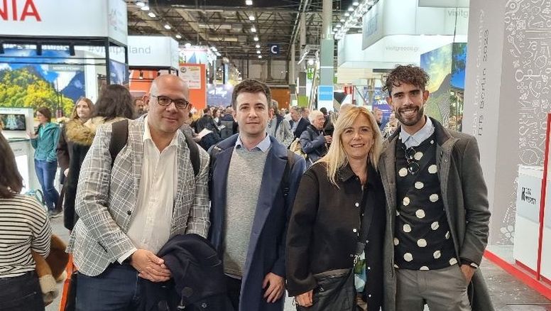 Travel Mind: Alejandro Cerrutti, Jorge Chahin, Mariana Bonelli y Tadeo Berasategui en Fitur 2023 - Madrid.