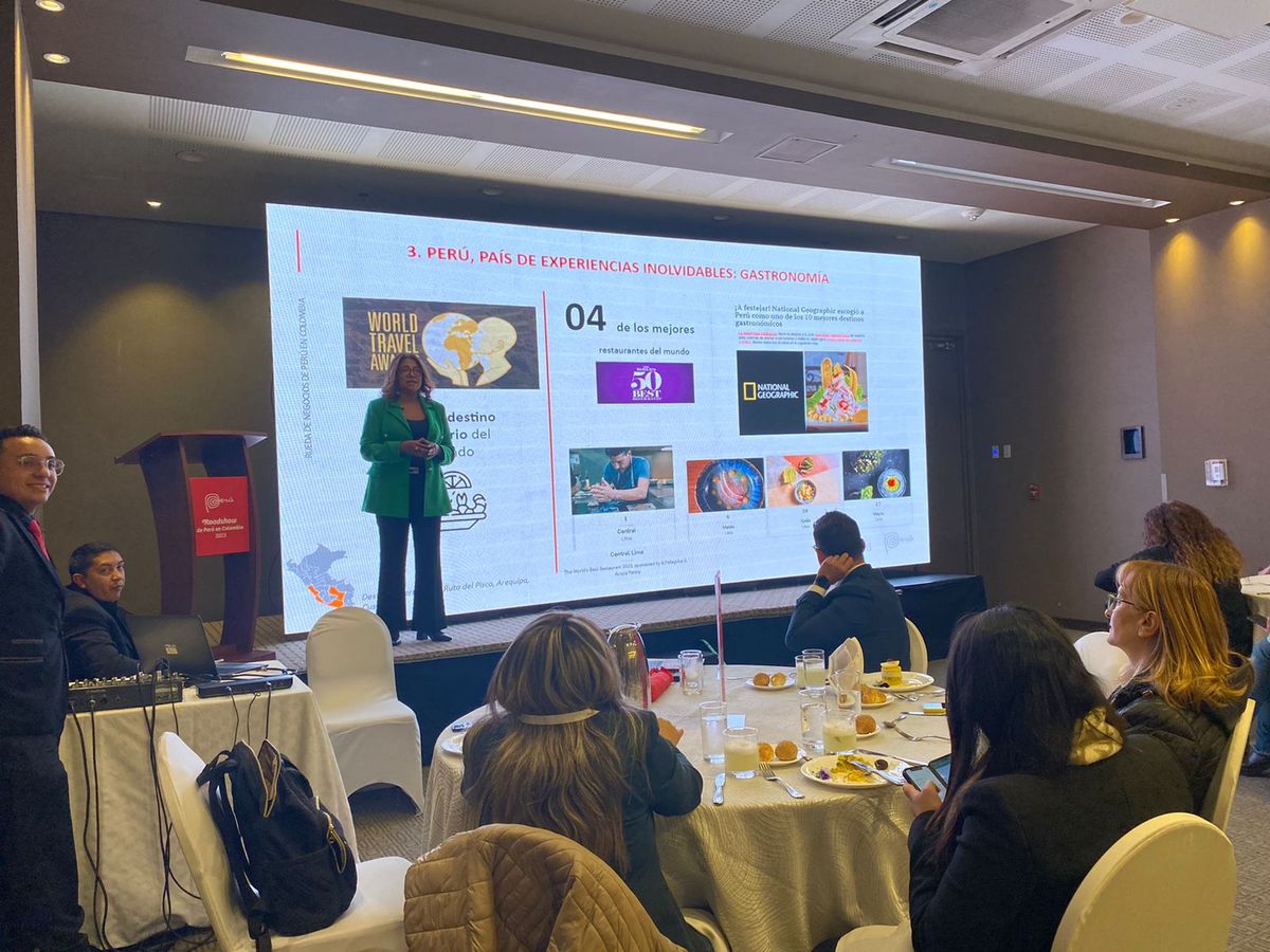 Roadshow de PromPerú en Bogotá.