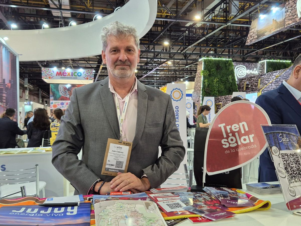 Juan Cabrera es el presidente del Ente Autárquico Tren Solar de la Quebrada.