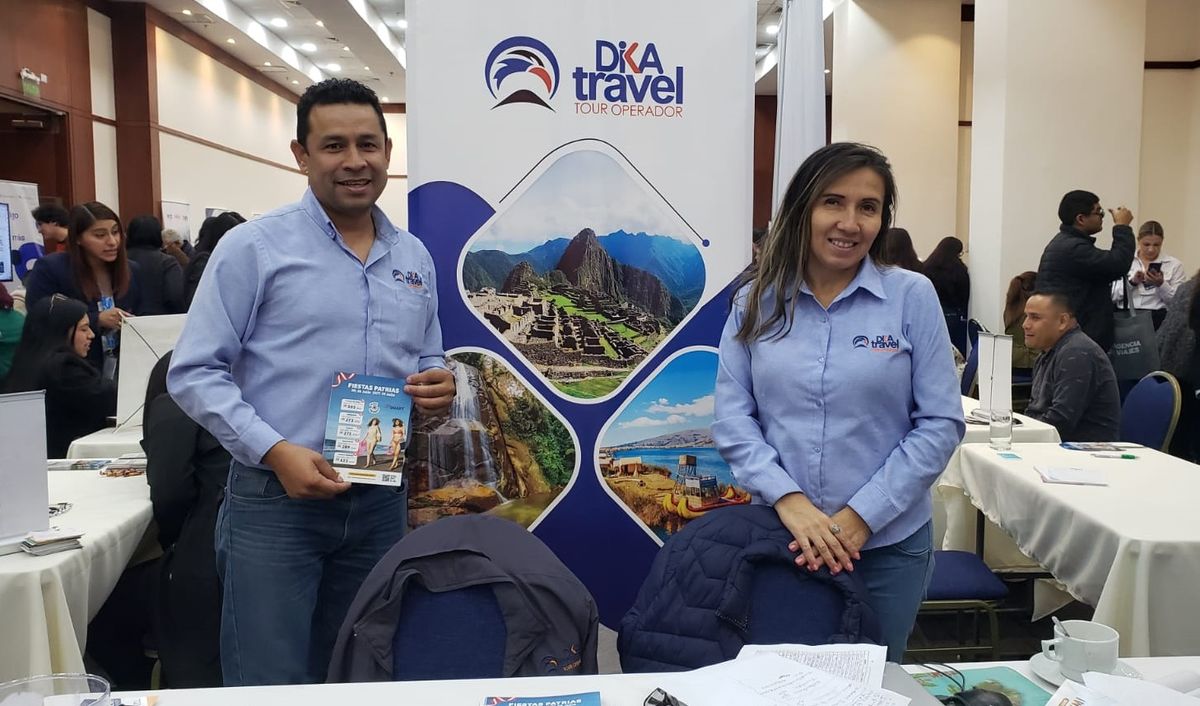 Stand de Dika Travel en el Workshop de Ladevi edición Perú 2024.
