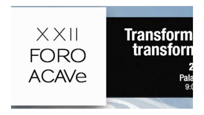 El flyer representativo del XXII Foro de Acave.