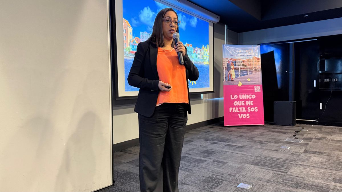 Iris Carrasco, coordinadora de la Oficina de Turismo de Curazao para el Cono Sur.