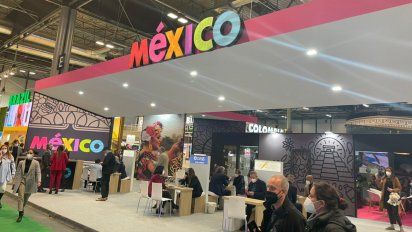 El pabellón de México en Fitur.