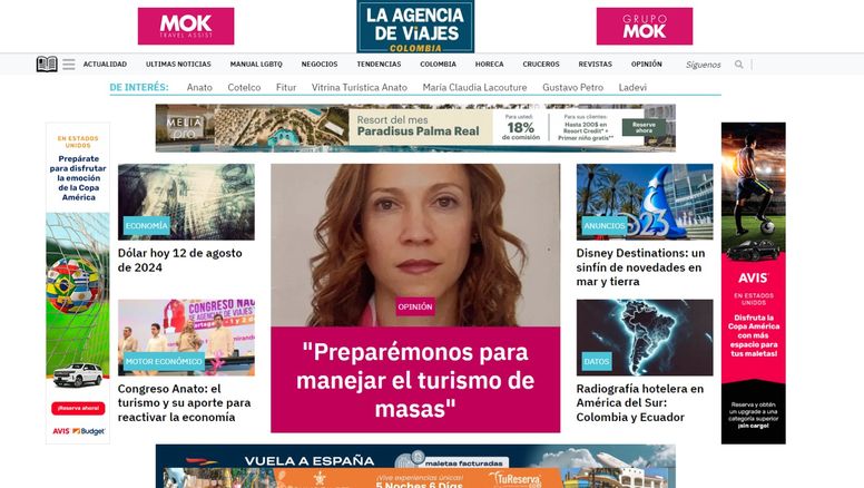 Los portales de Ladevi Medios y Soluciones, entre ellos, La Agencia de Viajes Colombia, son auditados por Google Analytics.&nbsp;