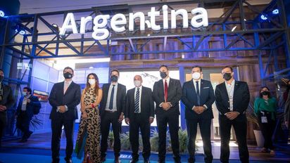 “Hoy el turismo sea uno de los grandes motores de la recuperación económica en Argentina”, dijo Juan Manzur en su visita a la Feria Internacional de Turismo de América Latina.