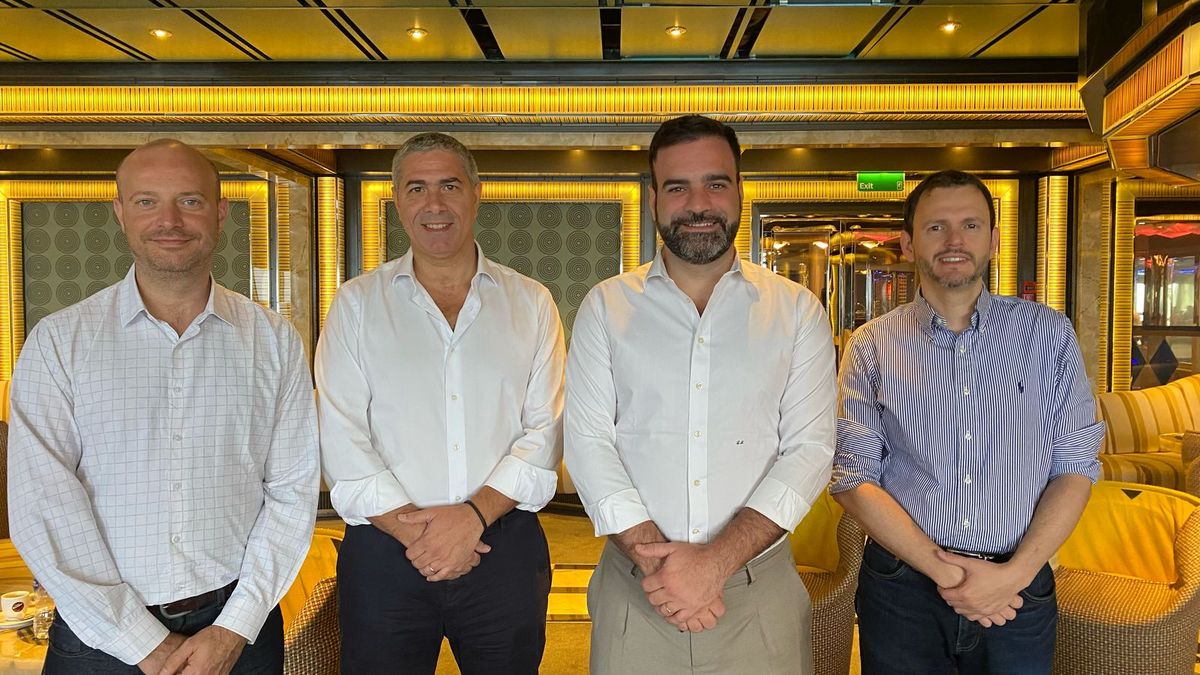 Fernando Joselevich, Dario Rustico, Luigi Stefanelli y Rui Ribeiro.