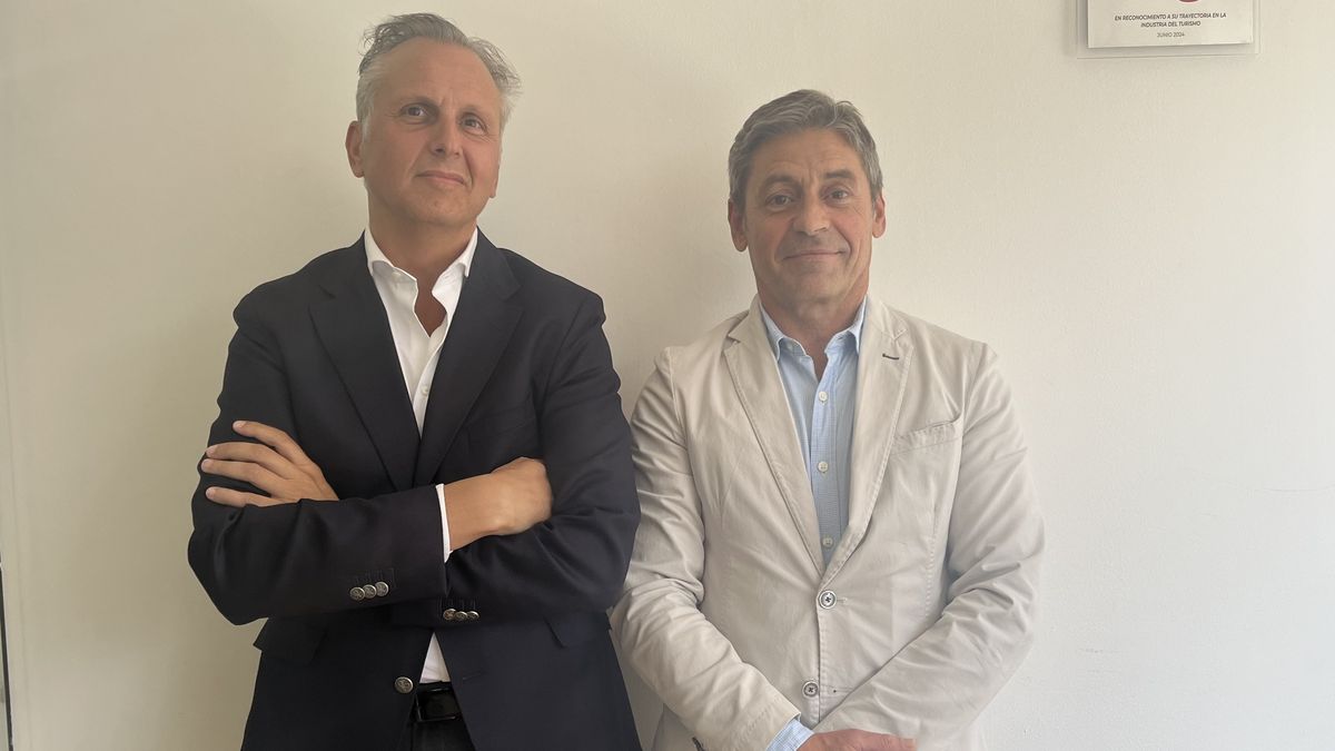 David Moré Pacheco, CEO de Mapa Group Travel; y Alfonso García, director comercial de Mapaplus para Latinoamérica.