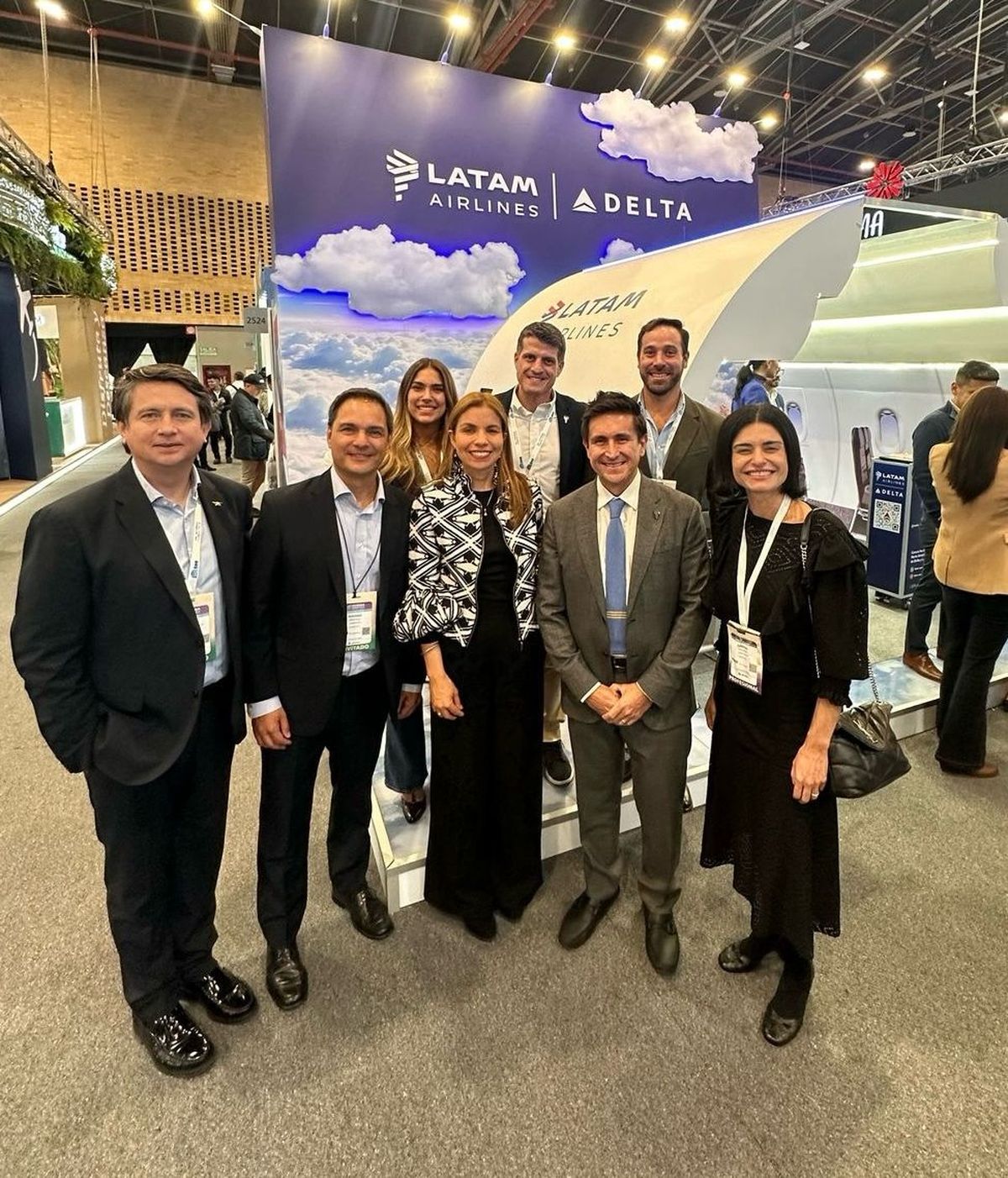 Equipo de Latam Airlines. 