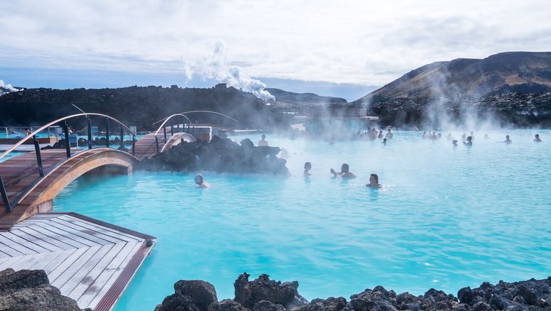 Blue Lagoon, Islandia, uno de los sitios preferidos para el turismo de bienestar.