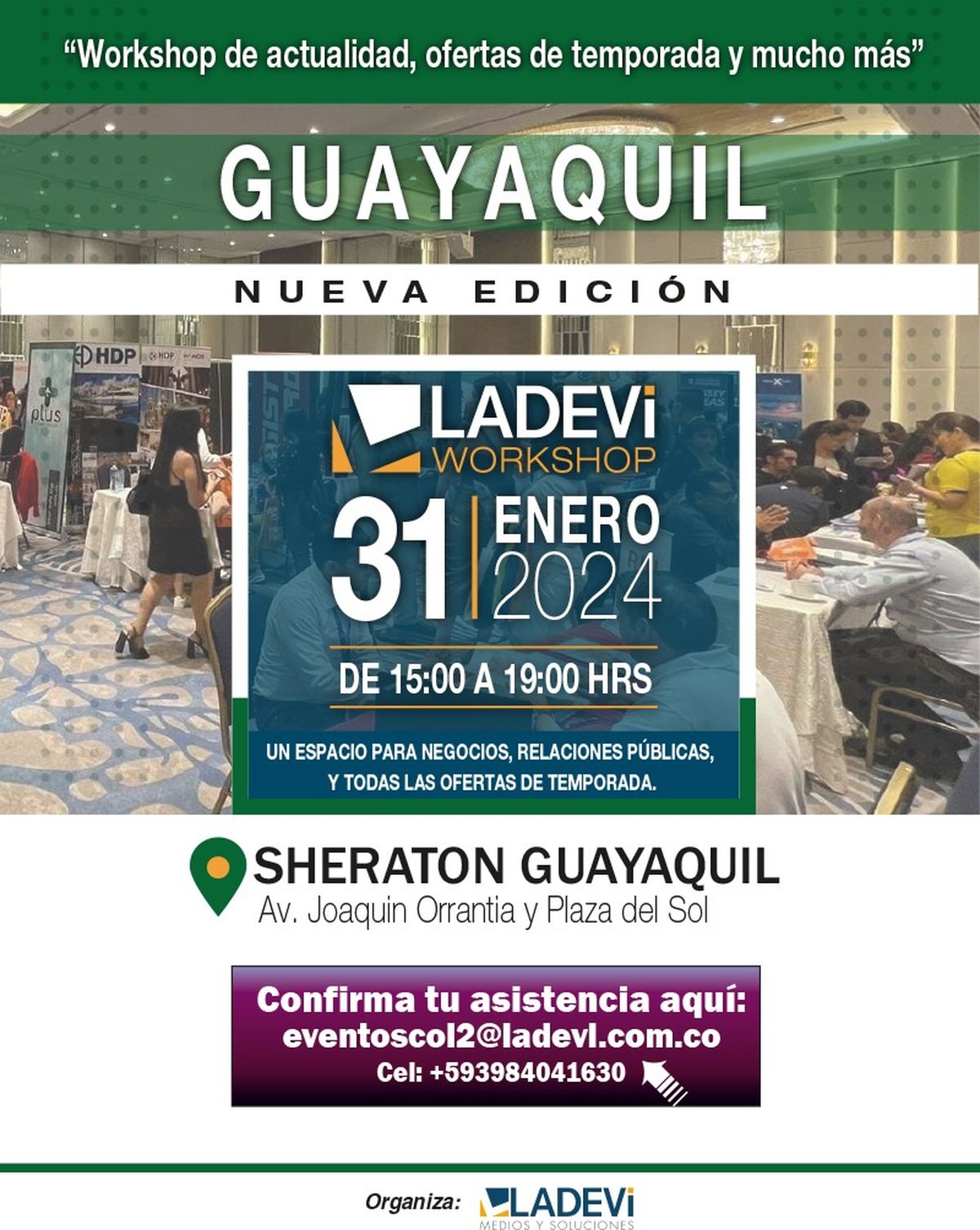 Información Workshop Guayaquil.