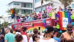 El Desfile del Orgullo de Miami Beach, uno de los grandes eventos LGBTQ+ del sur de Florida.