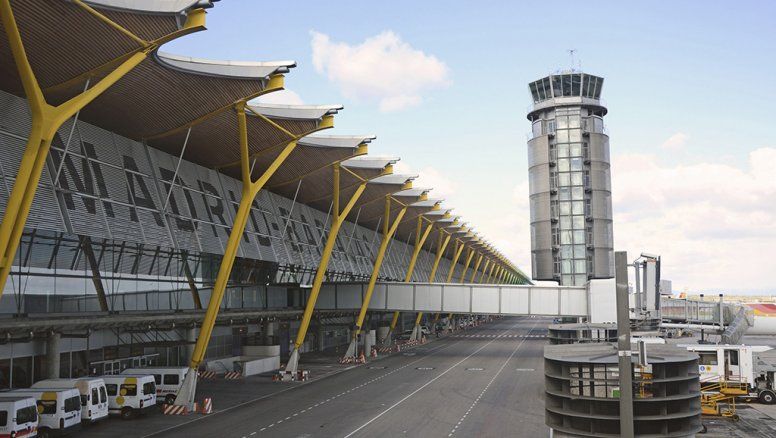 Aeropuerto Madrid-Barajas.