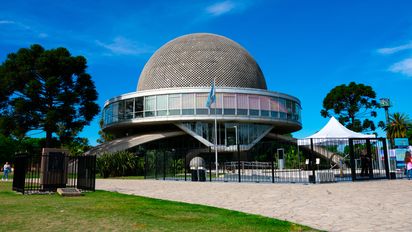 El Planetario de Buenos Aires en Palermo.