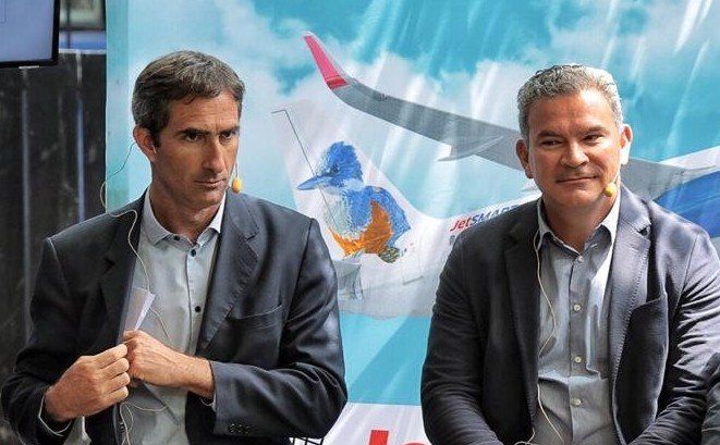 Gonzalo Pérez Corral y Estuardo Ortiz dieron precisiones del retorno de los vuelos.