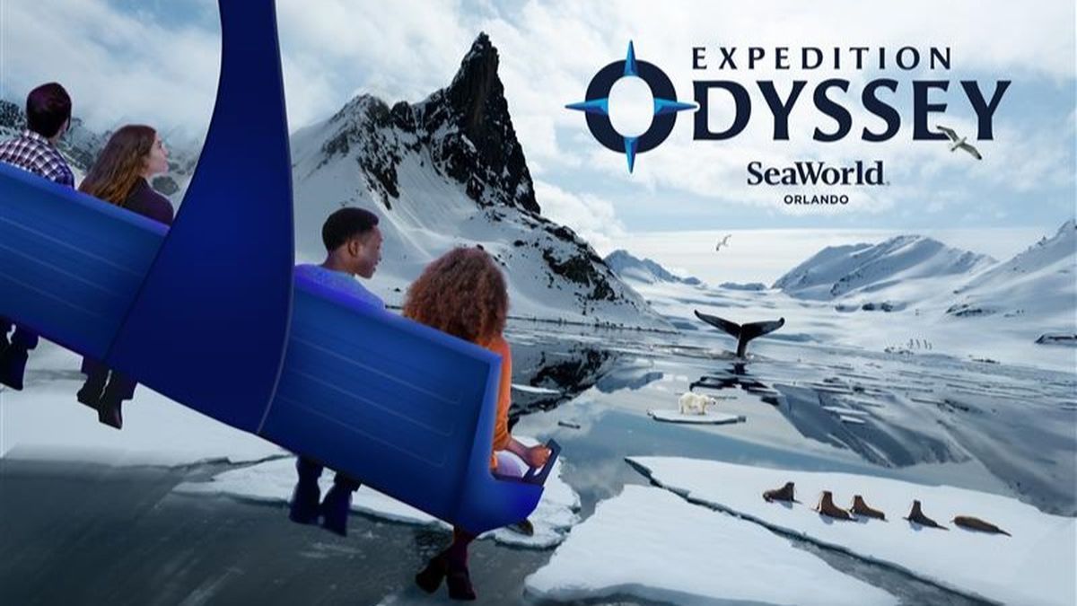 SeaWorld Orlando lanzó una nueva atracción inspirada en el Ártico.