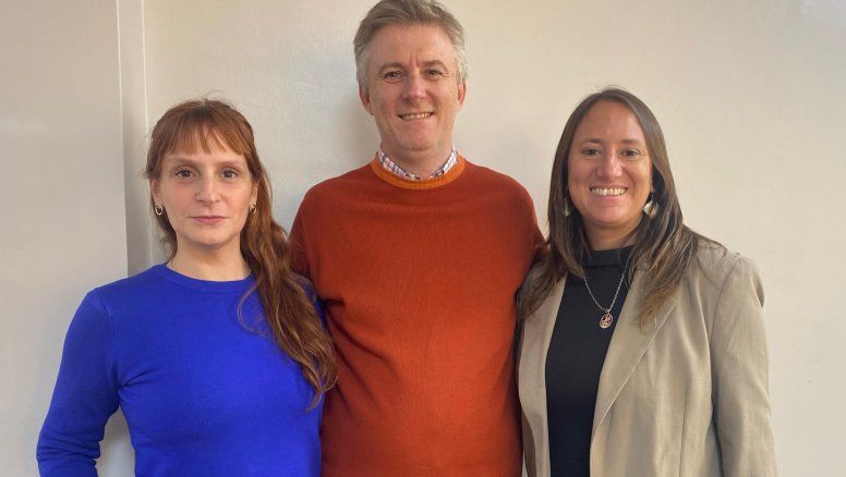 Anabella Della Zoppa, Lucas Ozuna y Carmen Ramírez.