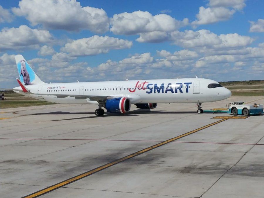 El Airbus A321 de JetSmart.