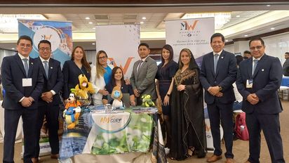 Equipo comercial MW Turismo, incluido Wilmer Constante.&nbsp;