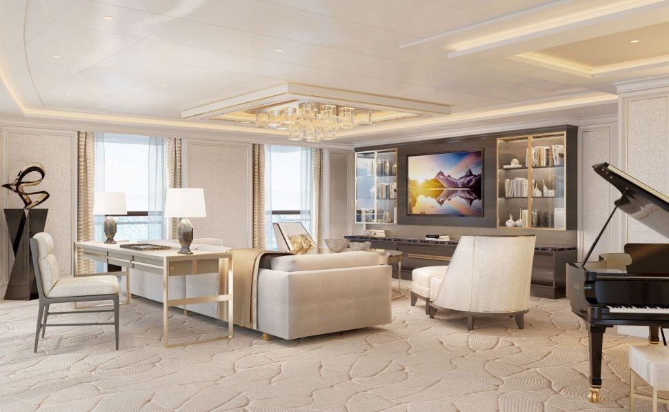 El Seven Seas Splendor tendrá una de las suites más lujosas de la industria. - Ladevi Medios y Soluciones El Seven Seas Splendor tendrá una de las suites más lujosas de la industria.