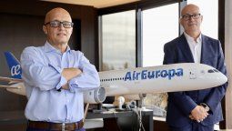 Richard Clark, director General y Jesús Nuño de la Rosa, CEO de Air Europa.