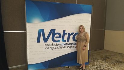 La presidenta de la Asociación Metropolitana de Agencias de Viajes, Alicia Mejía.