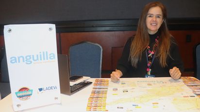 Elizabeth Salinas, Trade Account Manager de Interamerican Network para Colombia, representantes de Anguilla.