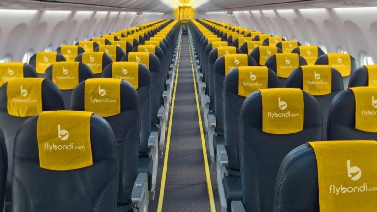 Low Cost: Flybondi es una de las aerolíneas que operan en Argentina.