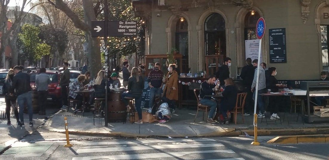 La apertura de los locales en la Ciudad mostr&oacute; poca responsabilidad social.&nbsp;