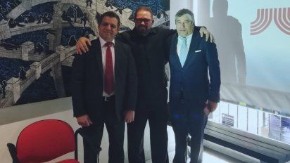 Roberto Machin, gerente general de Proturs; Reinaldo Lugones, director general de Merely Tours; y José Manuel Covarrubias.