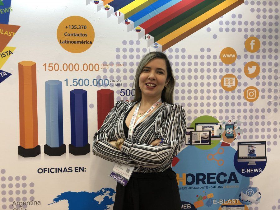 Isabel Cristina Tamayo, Gerente Comercial de Grupos Travel Mayorista de Turismo estuvo presente en la feria Anato 2021.