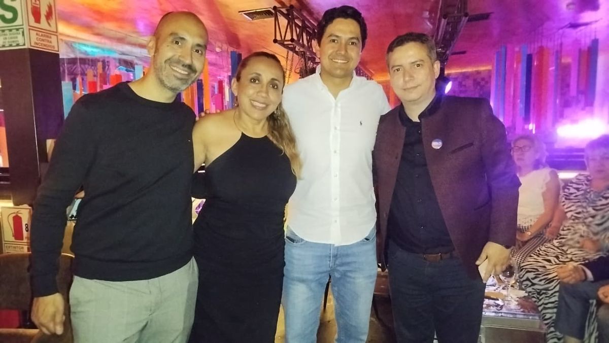Orlando Romano, Patricia Campos, Nelson Diaz y Alejandro Muñoz.