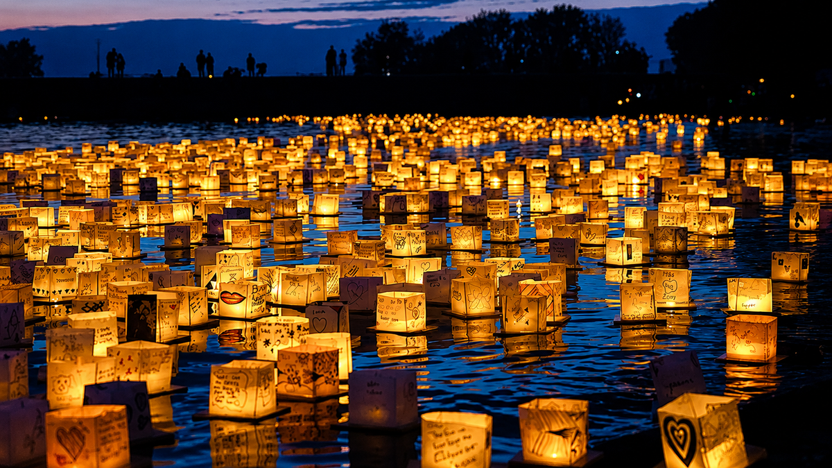 Así fue la primera edición del Water Lantern Festival Buenos Aires que se realizó el 6 de junio de 2026 en el Hipódromo de Palermo.&nbsp;