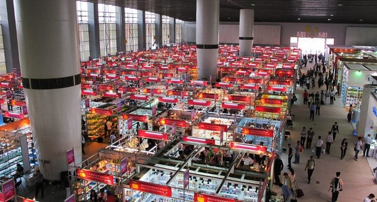 Feria de Cantón, China.