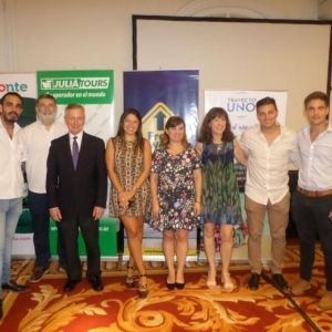 Equipo de Trapsatur durante las presentaciones