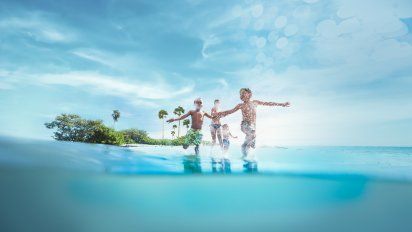 La costa oeste de Florida cuenta con playas ideales para las familias por sus aguas tranquilas y sus parques con juegos.