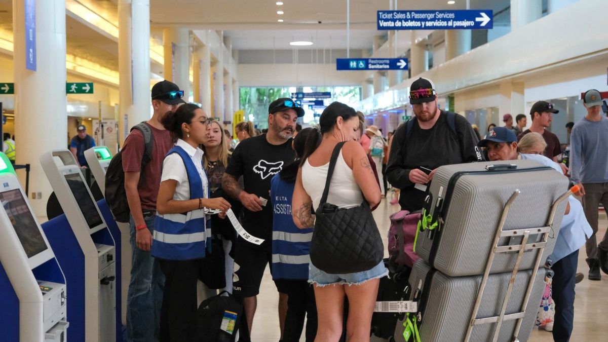 Llegada de turistas extranjeros a Argentina por vía aérea.